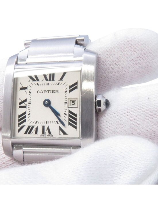 Cartier Tank Francaise MM Watch White Dial Quartz main image 4